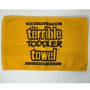 Myron Cope Official Terrible Toddler Towel Pittsburgh Steelers‎ Yellow